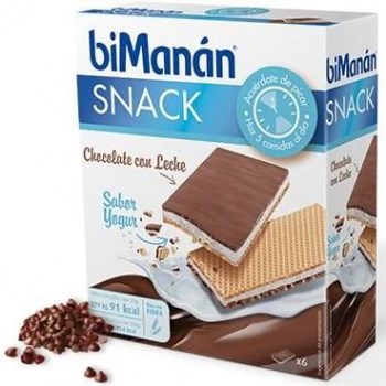 bimanan snack chocolate sabor yogur