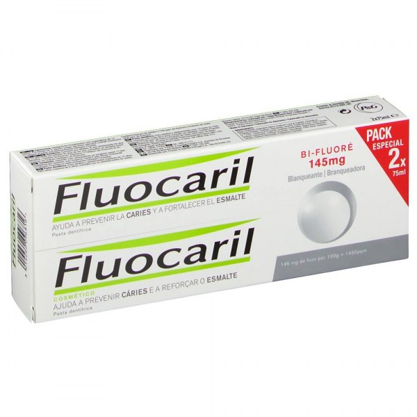 fluocaril duplo blanqueador 2x75ml