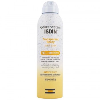 isdin fotoprotector transparent spray wet skin 250ml