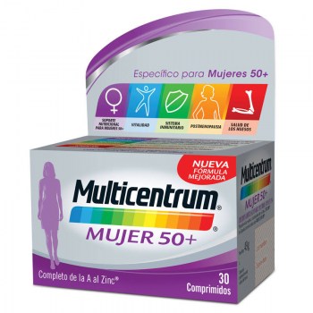 multicentrum 30 comprimidos mujer 50