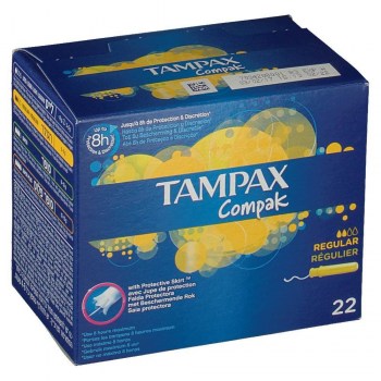 tampax compak regular 22 tampones